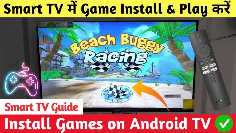 How to Install & Play Games in Android TV | Play Games on TV [2024]